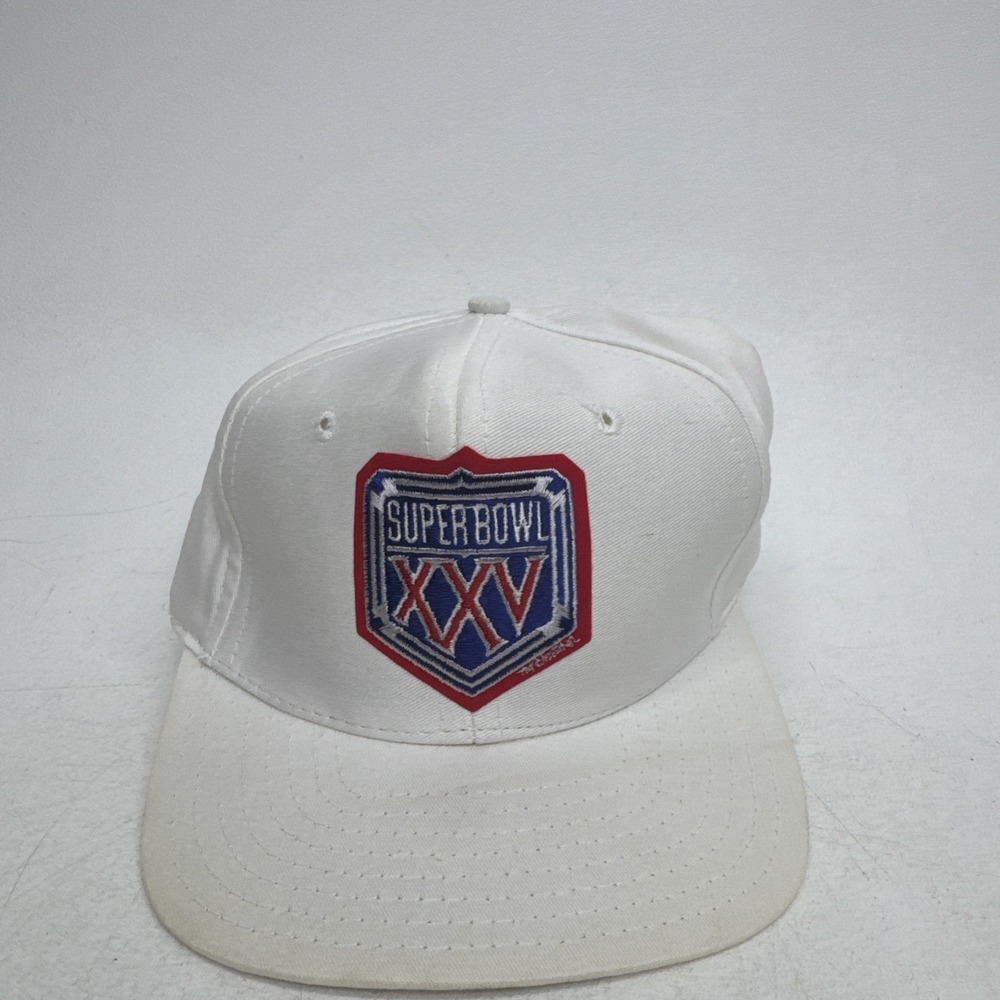 1991 Super Bowl XXV Buffalo Bills Vs NY Giants Snapback Hat Authentic NFL